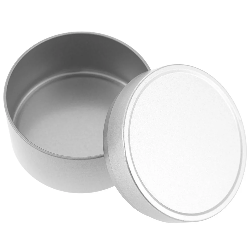 Cutie metalică rotundă– Ø8×6 cm, ideală pentru cadouri